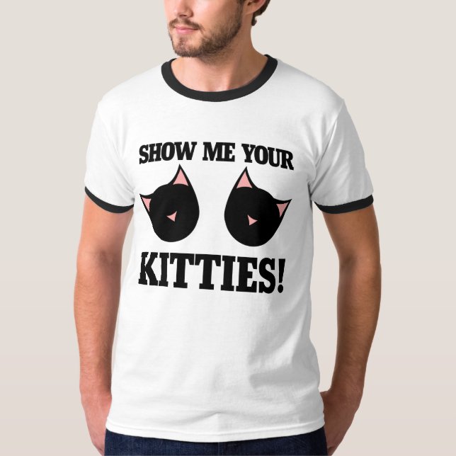 Camiseta Muéstrame tus gatitos (Anverso)