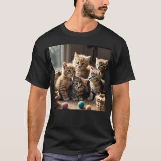 Camiseta muéstrame tus gatitos chica