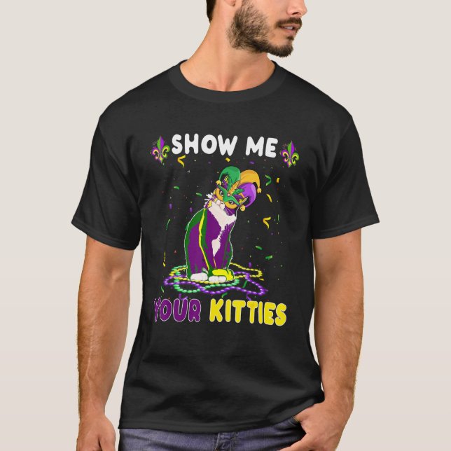Camiseta Muéstrame tus gatitos graciosos y curados Mardi G (Anverso)