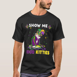 Camiseta Muéstrame tus gatitos graciosos y curados Mardi G