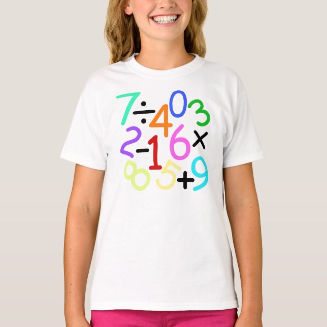 Camiseta Muestras de número (Anverso)