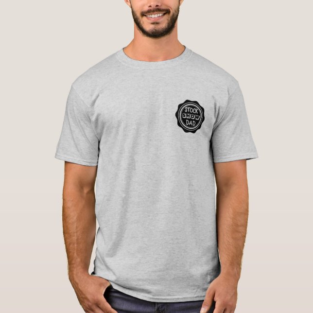 Camiseta Muestre la demostración del cerdo del ganado de la (Anverso)