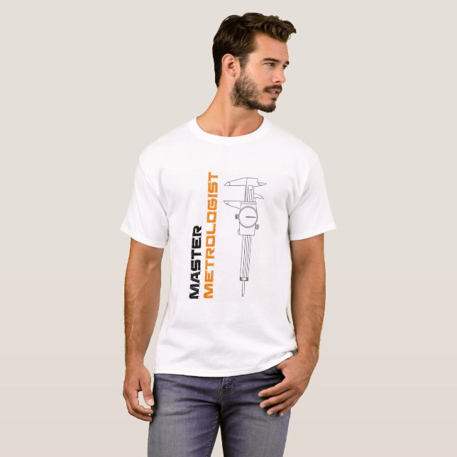 Camiseta ¡Muestre su maestría de la metrología! (Anverso completo)