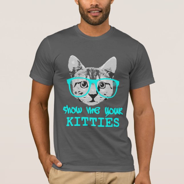 Camiseta Muéstreme sus gatitos (Anverso)
