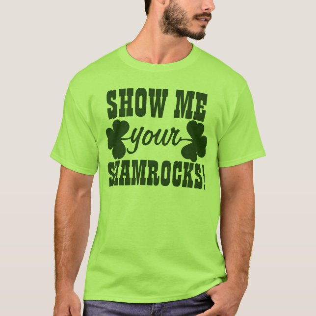 Camiseta Muéstreme sus tréboles (Anverso)
