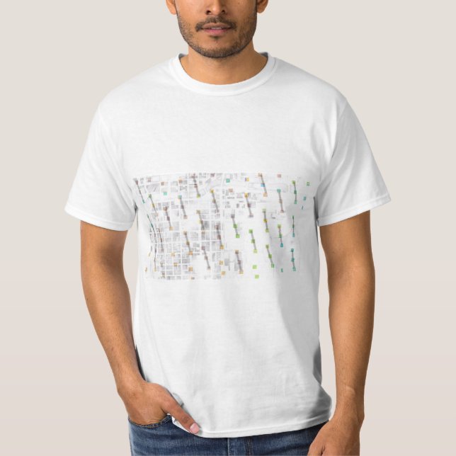 Camiseta muestreo de la relación de oro: Mapa de la camiset (Anverso)
