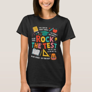 Camiseta Mueve El Examen Día Divertido De Pruebas Maestro E