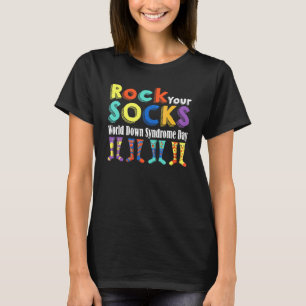 Camiseta Mueve Tus Calcetines Lindo 3 21 Trisomía 21 Día Mu