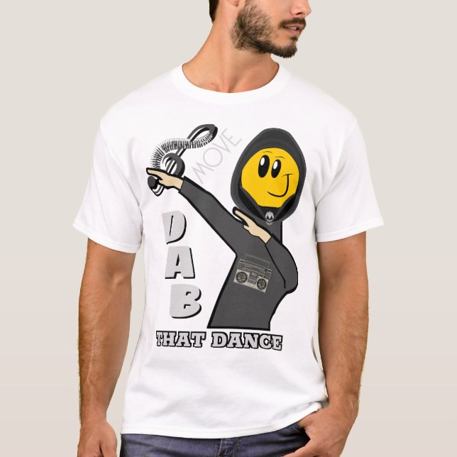 Camiseta Muévete, Dab That Dance Happy (Anverso)
