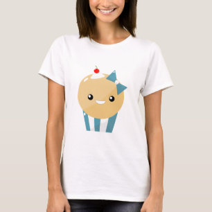 Camiseta Muffin Cupcake Kawaii Femenino Lindo