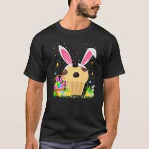 Camiseta Muffin Fast Food Easter Huevo de caza Bunny Muffin