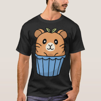 Camiseta Muffin Hamster Cute Bakery Animal Pun Art Fun