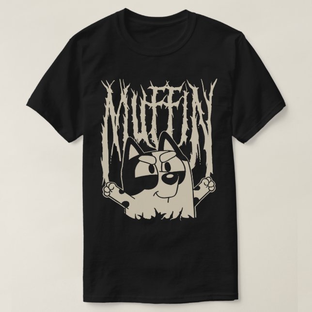 Camiseta Muffin Metalizado (Diseño del anverso)