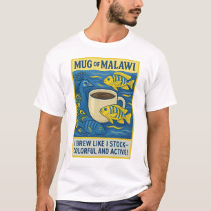 Camiseta Mug de Malawi - Mezcla de café de pavo real y mbun