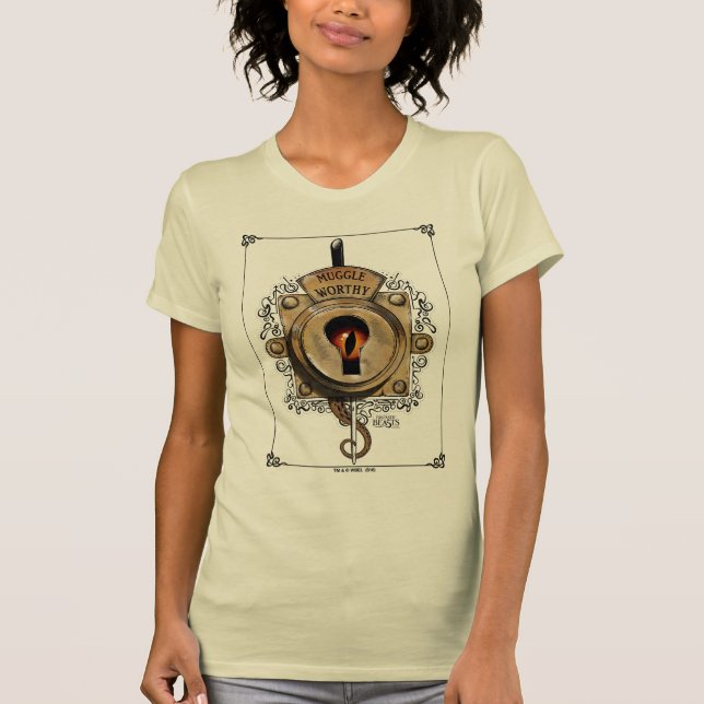 Camiseta MUGGLE WORTHY™ Lock (Anverso)