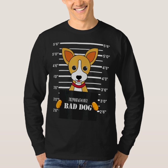 Camiseta Mugre de Chihuahua muerta a tiros a papá de perro  (Anverso)