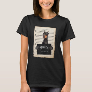 Camiseta Mugre de perro de Doberman Pinscher
