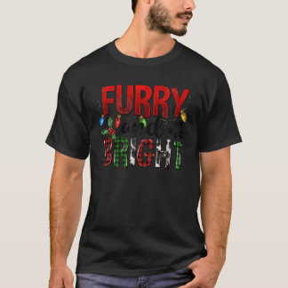 Camiseta Mugre Y Perro Brillante Paws De Gato Largo De Merr