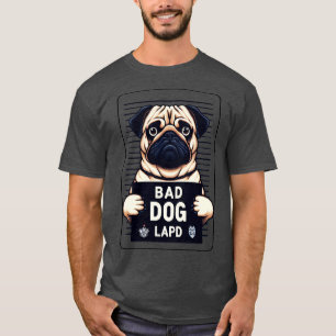 Camiseta Mugshot con brujo de perro malo