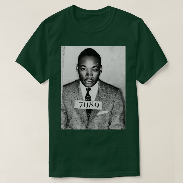 Camiseta Mugshot de MLK (Diseño del anverso)