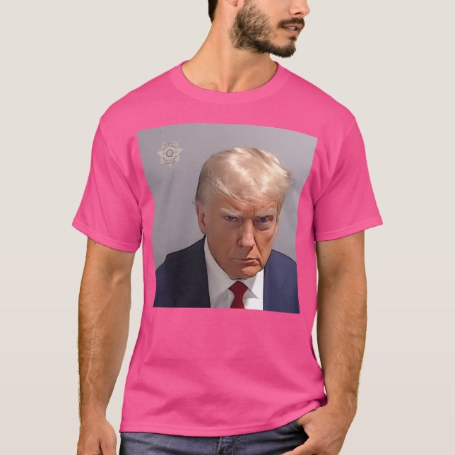 Camiseta Mugshot del presidente Donald J. Trump del condado (Anverso)