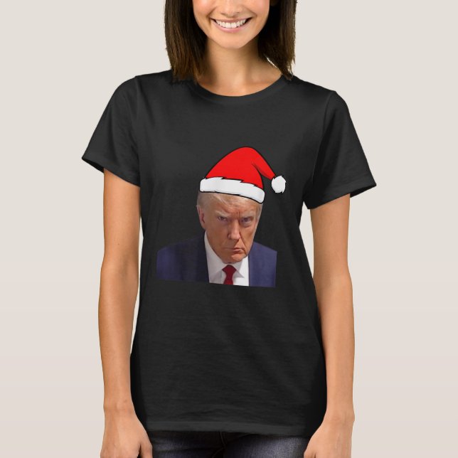 Camiseta Mugshot Trump Picture - Prison Mug Shot Funny Chri (Anverso)