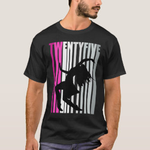Camiseta Mujer: 25ª bailarina de cumpleaños reina moderna D