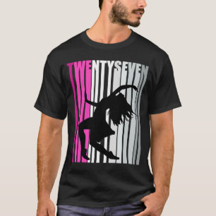 Camiseta Mujer: 27ª bailarina de cumpleaños reina moderna D