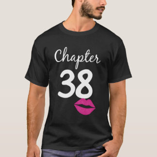 Camiseta Mujer 38º Regalo De Cumpleaños Capítulo 38 Años 38