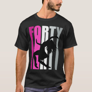 Camiseta Mujer 40.ª bailarina de cumpleaños Reina Contempor