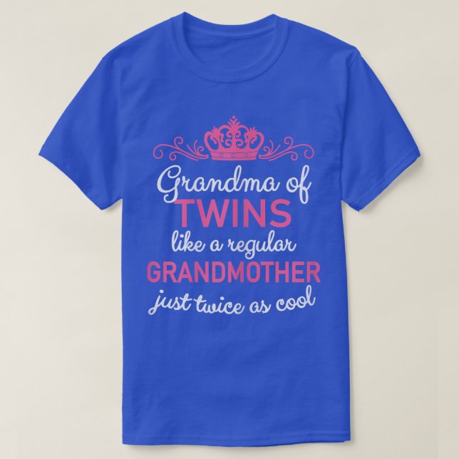 Camiseta Mujer abuela de gemelos embarazo de abuela Anno (Diseño del anverso)