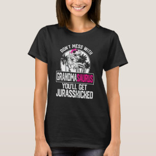 Camiseta Mujer: Abuela de Guay Abuela Dinosaur Rex Cute Mad