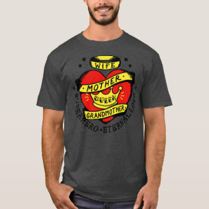Camiseta Mujer Abuela esposa esposa madre abuela