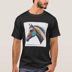 Camiseta Mujer Acuarela Colorida Salpicadura de Pintura Cab