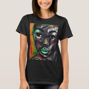 Camiseta Mujer africana