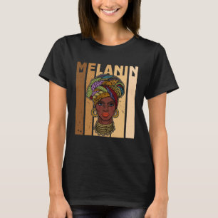 Camiseta Mujer africana: El collar de aros étnicos