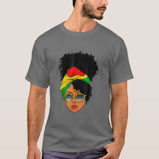 Camiseta Mujer africana pañuelo nubio Melanin nubio estafan