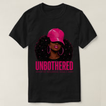 Mujer Afro con Gorra Rosa Sin Preocupaciones Arte