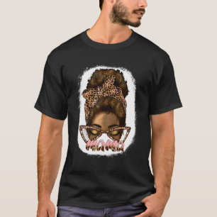 Camiseta Mujer Afro Peinado Despeinado Mamá Occidental Mama