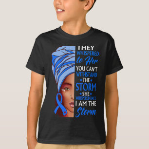 Camiseta Mujer Afro Yo Soy La Tormenta Hidrorcéfalo Concien
