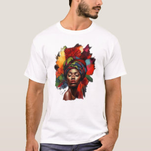 Camiseta Mujer afroamericana empoderada