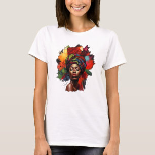 Camiseta Mujer afroamericana empoderada