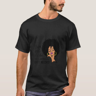 Camiseta Mujer afroamericana femenina y descarada con afro