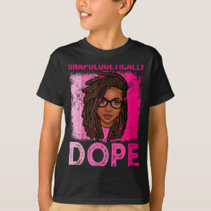 Camiseta Mujer afrolatina sin disculparse cabello dreadlock