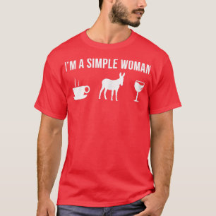 Camiseta Mujer agricultora divertida agricultora de burros 