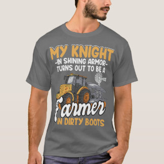 Camiseta Mujer agricultora Esposa agricultora Novia