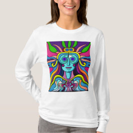 Camiseta mujer ajena sicodelico