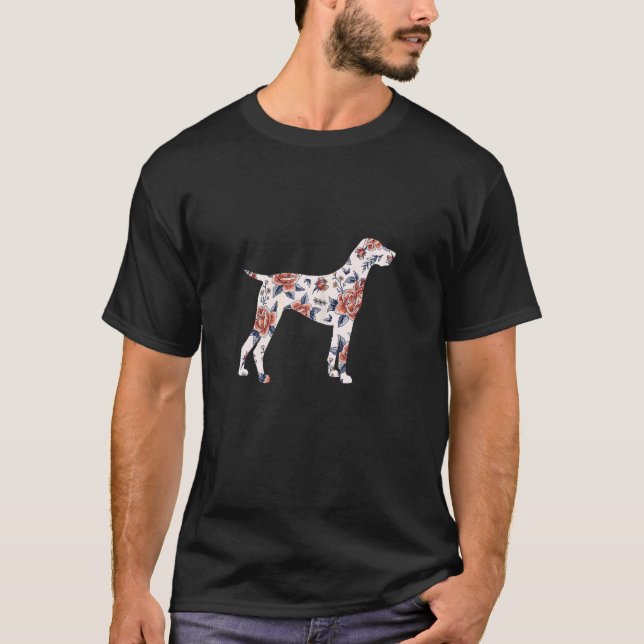 Camiseta Mujer alemana Shorthair Pointer Silhouette Gsp Mom (Anverso)