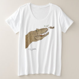 Camiseta Mujer Allosaurus Boop Dinosaurio Talla Pl