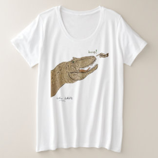 Camiseta Mujer Allosaurus Boop Dinosaurio Talla Pl